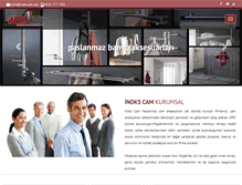 Tablet Screenshot of paslanmazcam.com